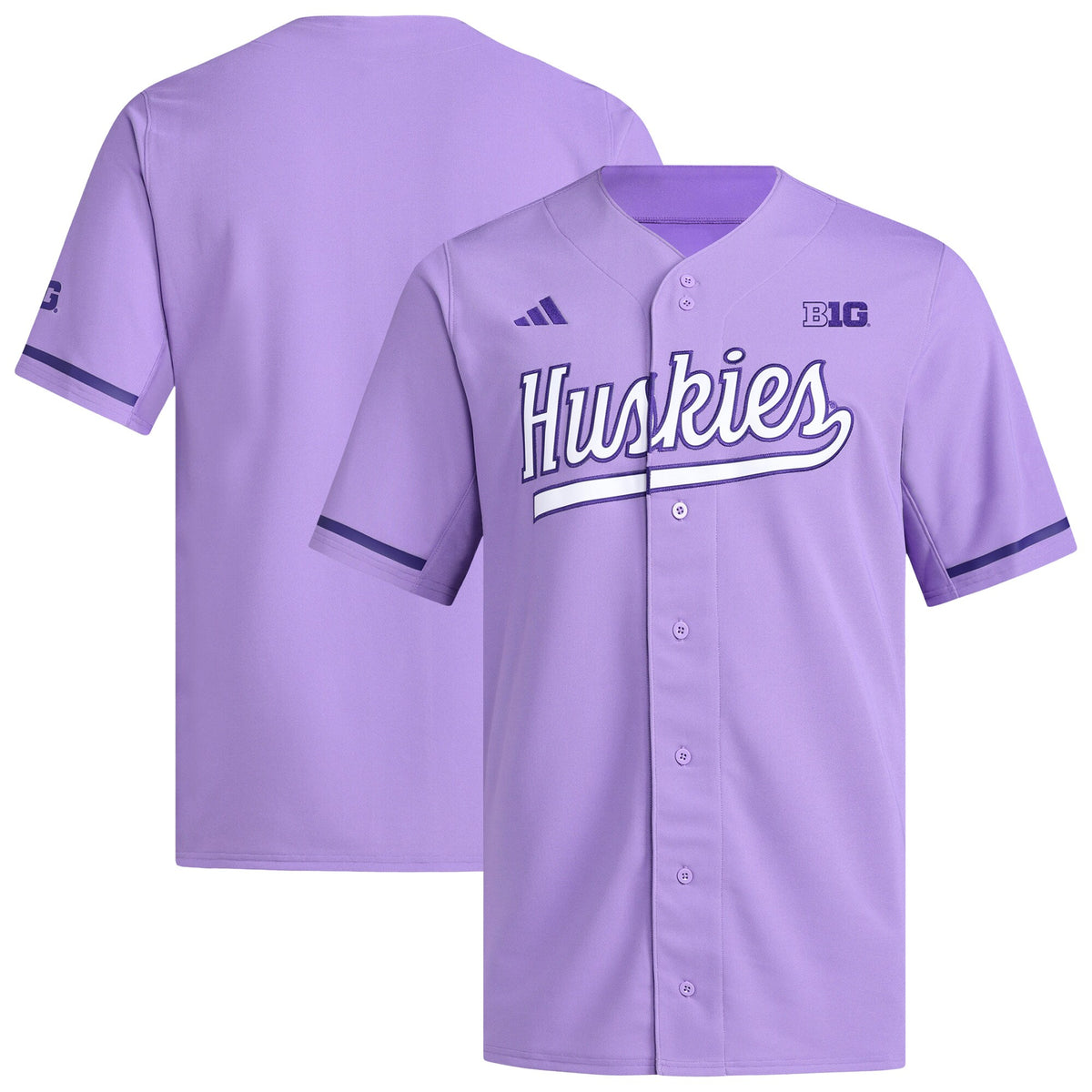 Washington Huskies Replica Baseball Jersey - Purple