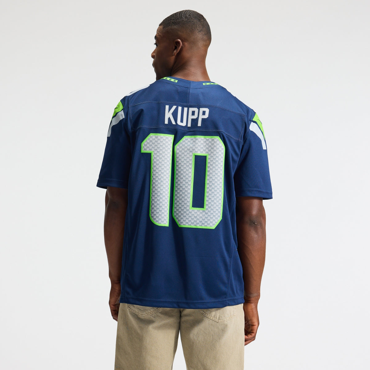 Seattle Seahawks Cooper Kupp College Navy Team Vapor F.U.S.E. Stitched Limited Jersey