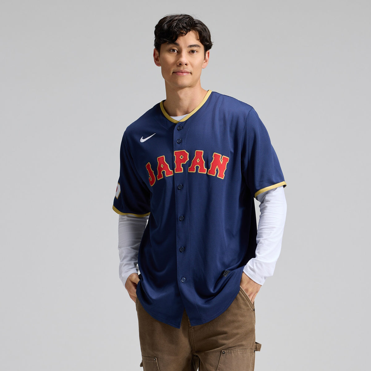 Japan Baseball Navy 2026 World Baseball Classic Road Stadium Jersey