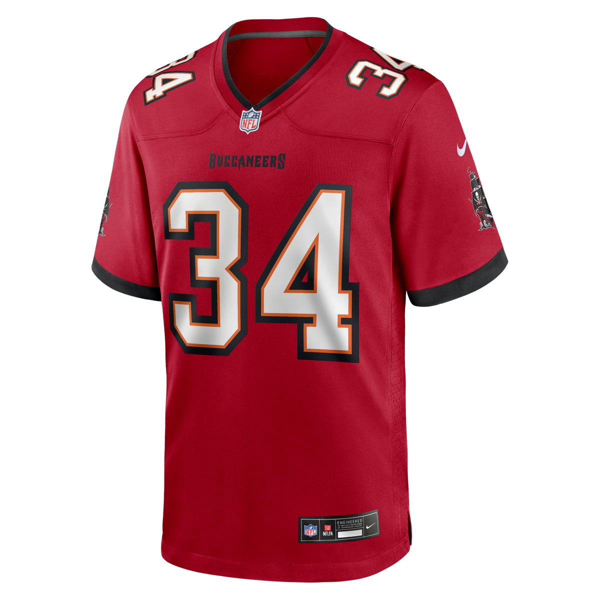 Tampa Bay Buccaneers Alex Anzalone Red Team Game Jersey