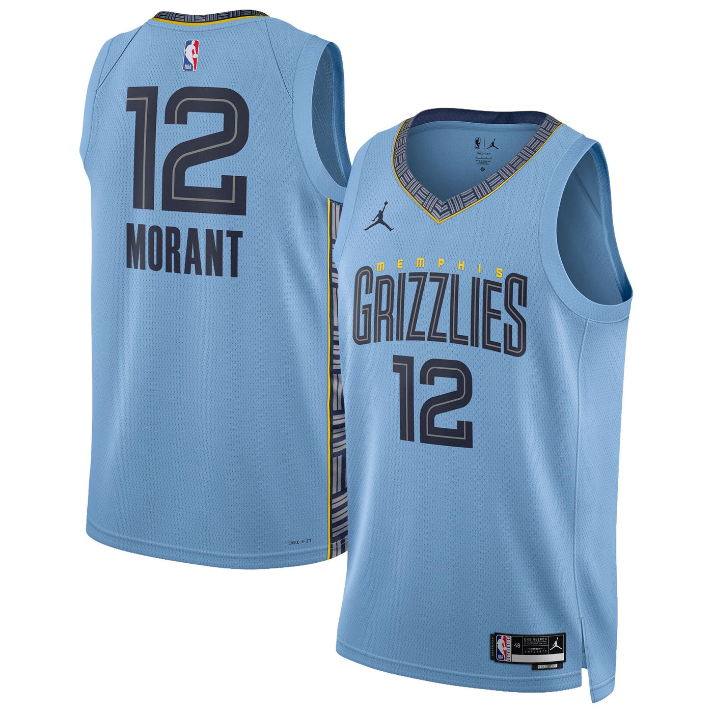 Memphis Grizzlies Jordan Brand Statement Edition Swingman Jersey - Ja Morant