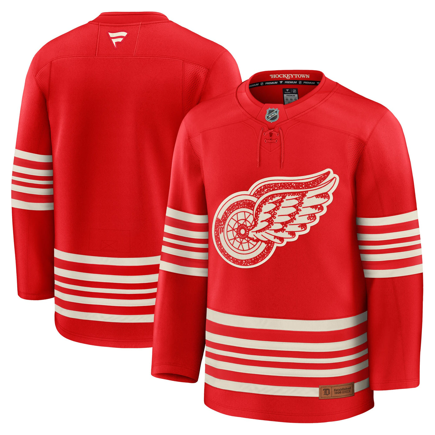 Detroit Red Wings Fanatics Red Centennial Premium Jersey