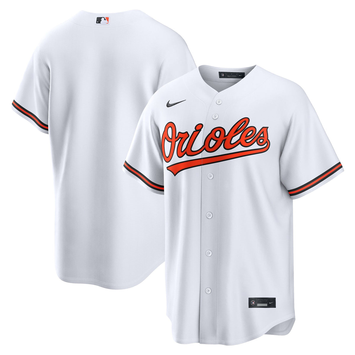 Baltimore Orioles White Home Replica Jersey