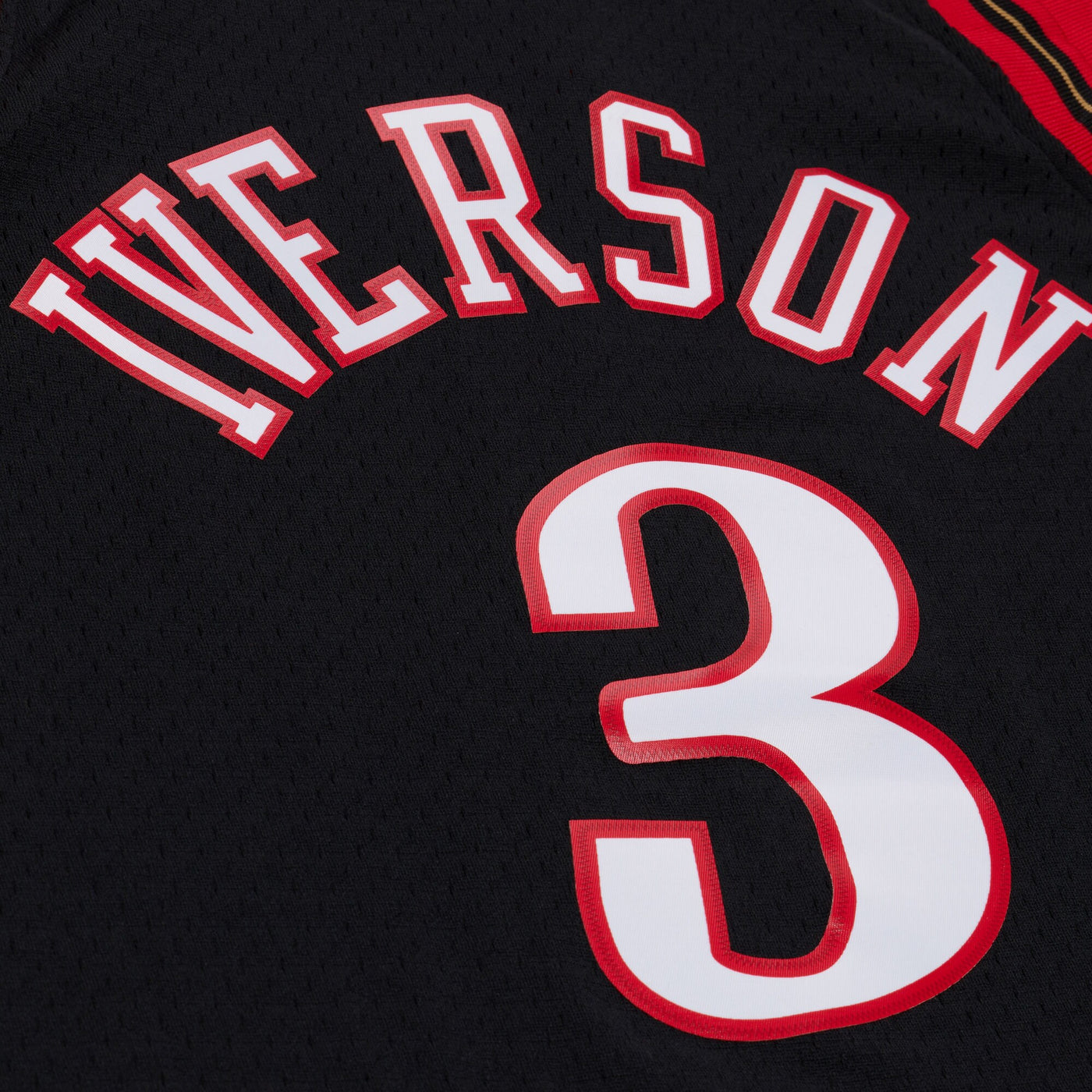 Philadelphia 76ers Mitchell & Ness Allen Iverson 1997 Dark Authentic Jersey - Black
