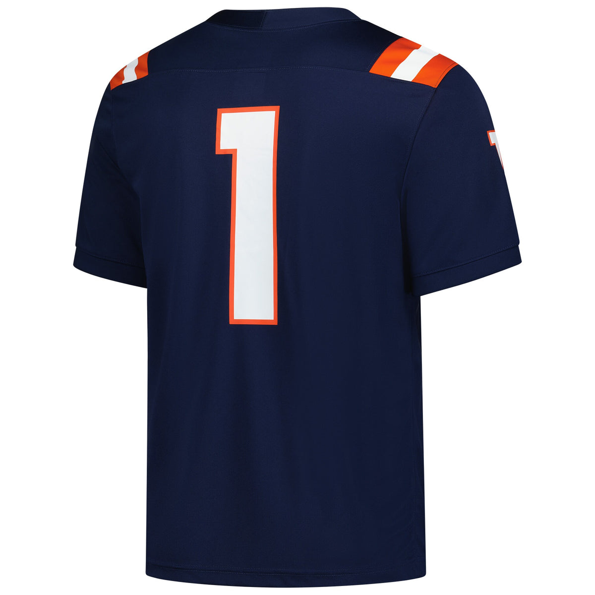 #1 Illinois Fighting Illini Game Football Jersey - Navy