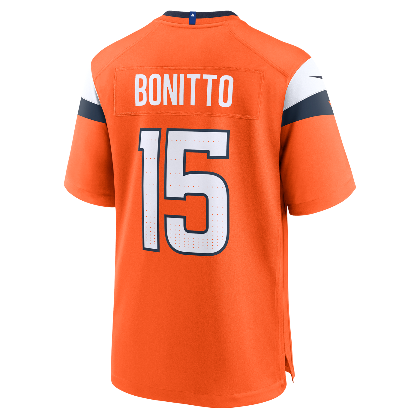 Denver Broncos Nik Bonitto Nike Orange Team Game Jersey