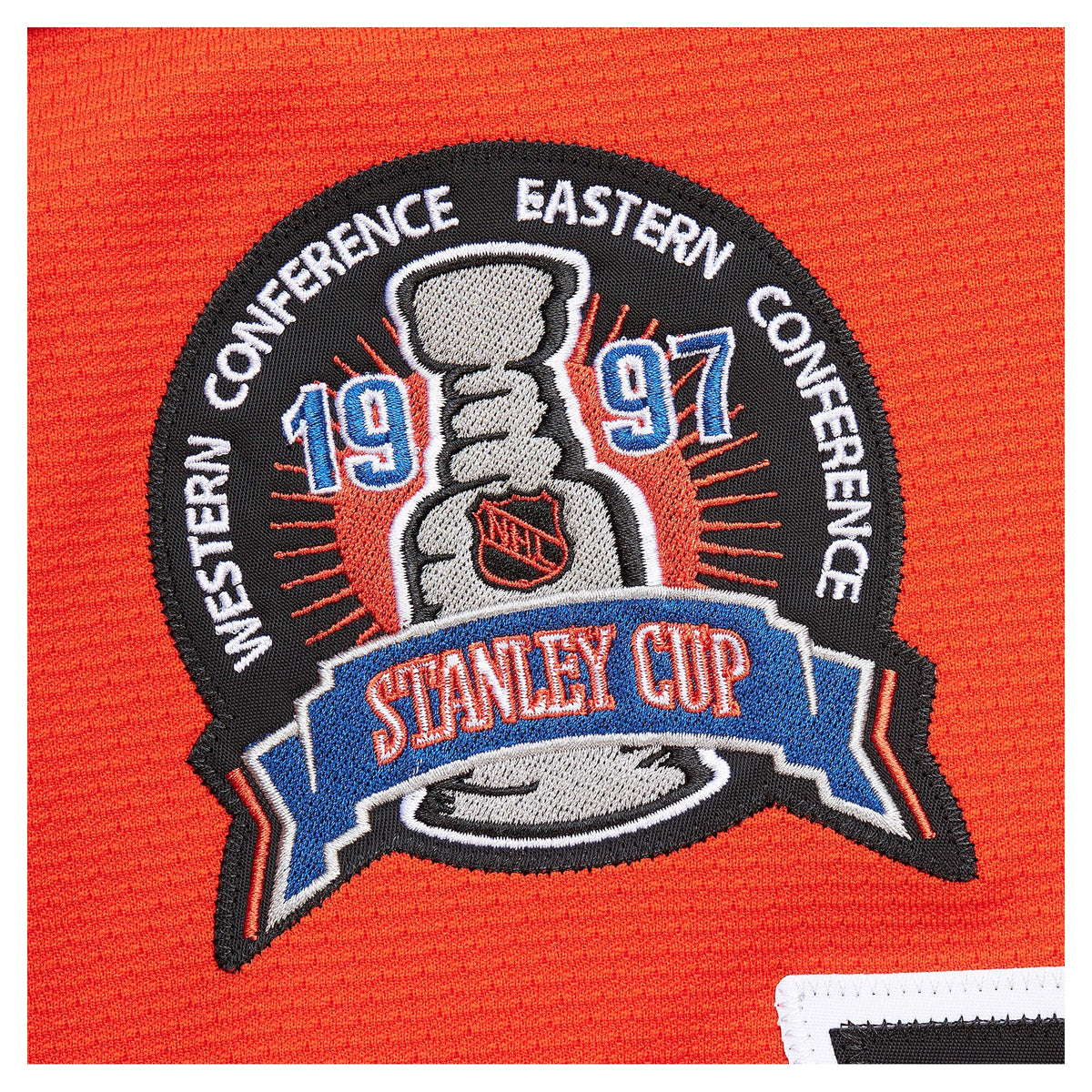 Philadelphia Flyers Eric Lindros Mitchell & Ness Orange Big & Tall 1996-97 Blue Line 2.0 Jersey