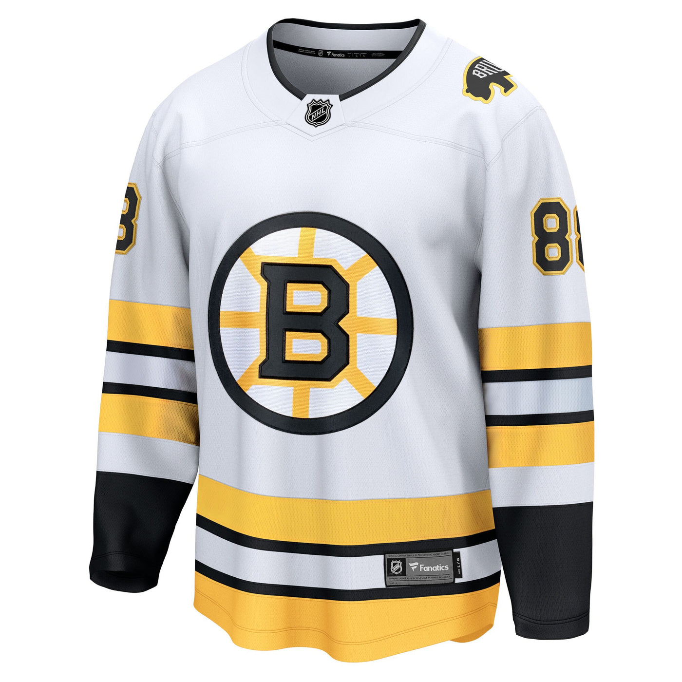 Boston Bruins David Pastrnak Fanatics White Away Breakaway Player Jersey