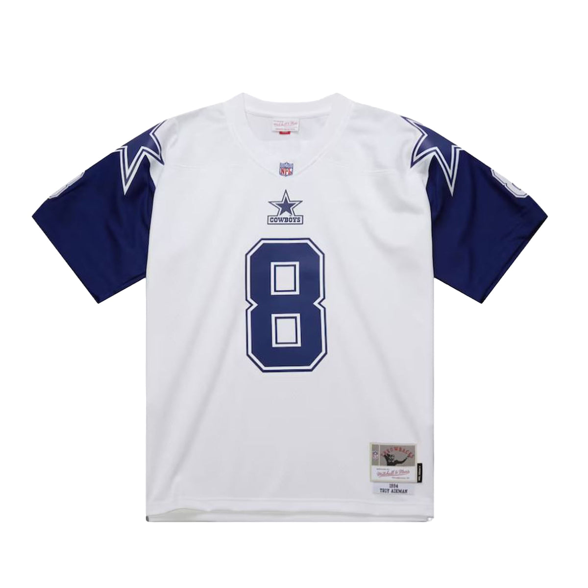 Dallas Cowboys Troy Aikman Mitchell & Ness White 1994 Alternate Legacy Replica Jersey