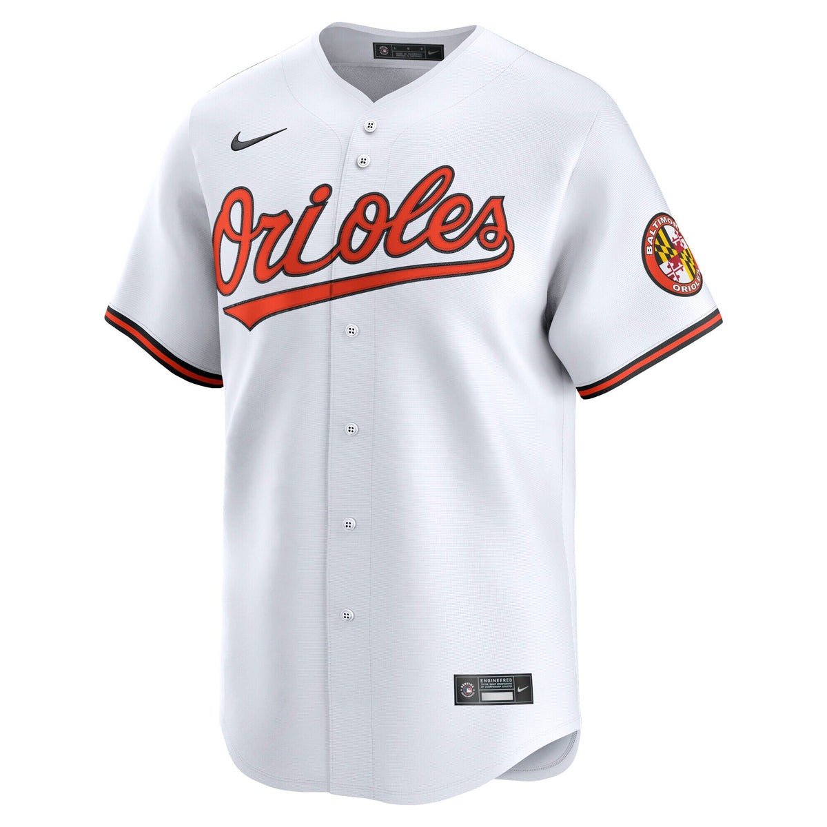 Baltimore Orioles White Home Limited Jersey