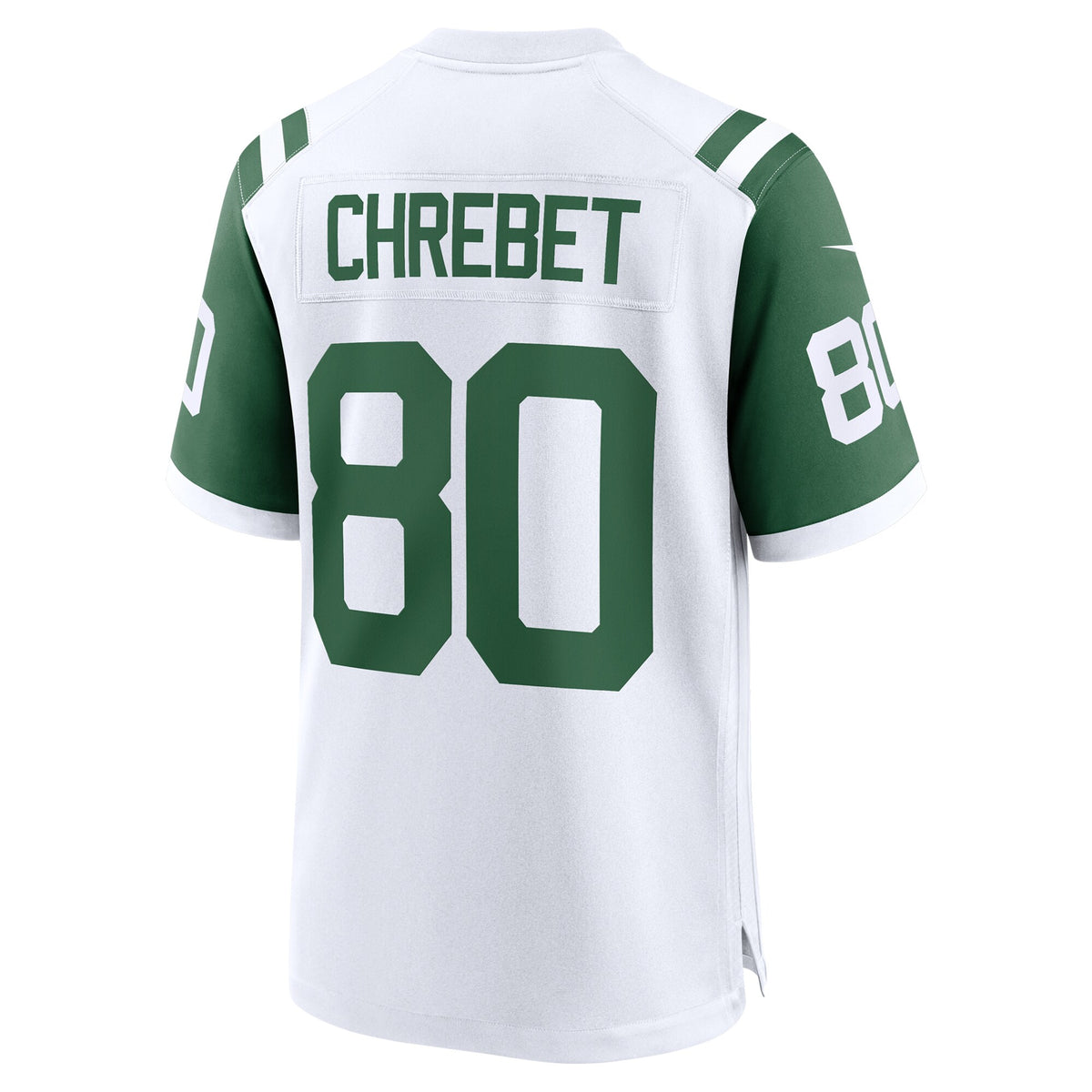 New York Jets Wayne Chrebet White Retired Player Alternate Game Jersey