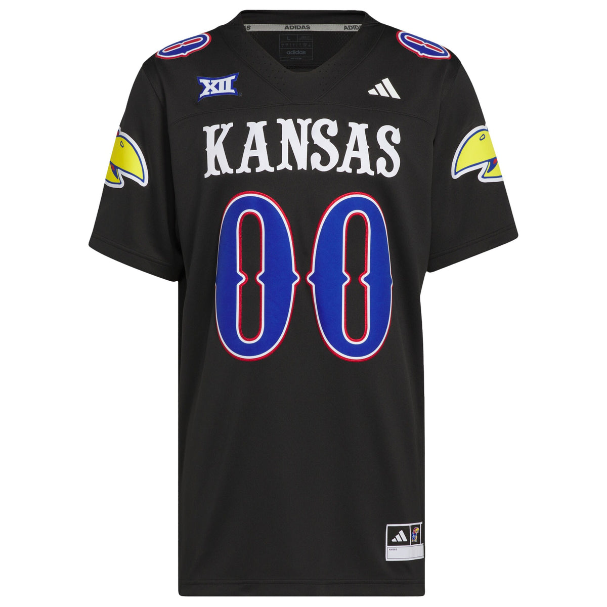#00 Kansas Jayhawks Alternate Premier Jersey - Black