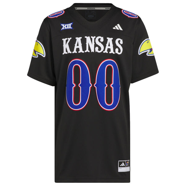 #00 Kansas Jayhawks Alternate Premier Jersey - Black