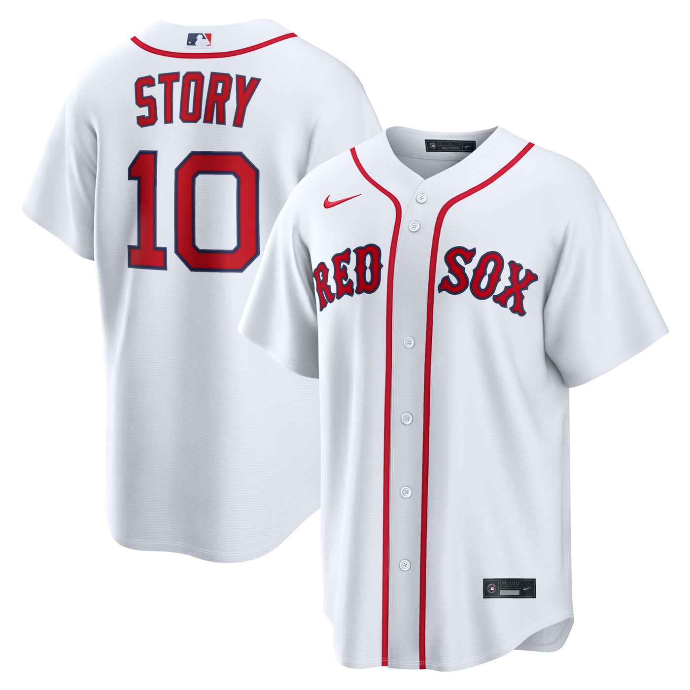 Boston Red Sox Trevor Story Nike White Home Replica Jersey