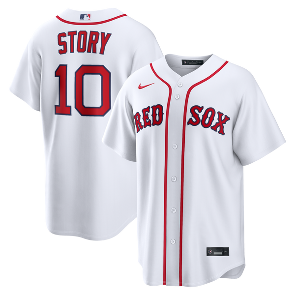 Boston Red Sox Trevor Story Nike White Home Replica Jersey