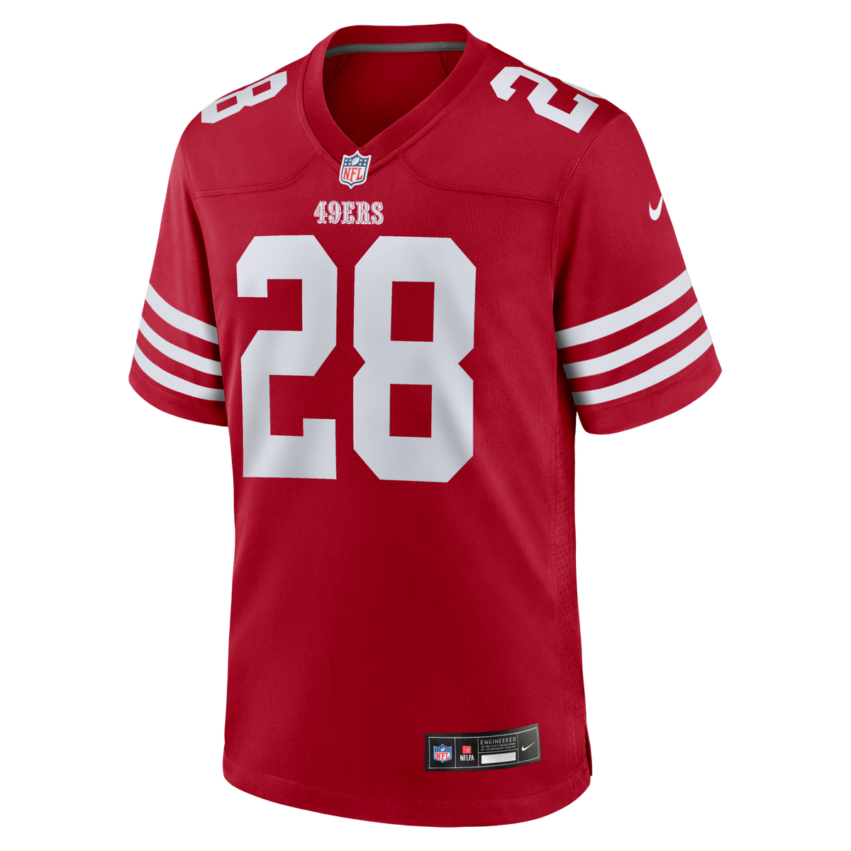 San Francisco 49ers Darrell Luter Jr. Scarlet Game Jersey