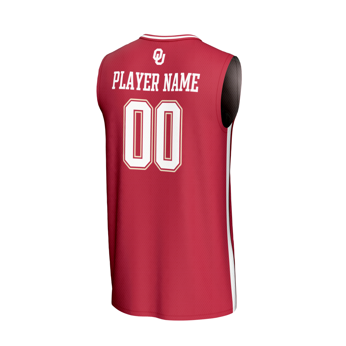 Oklahoma Sooners GameDay Greats NIL Pick-A-Player Lightweight Basketball Fashion Jersey - Crimson