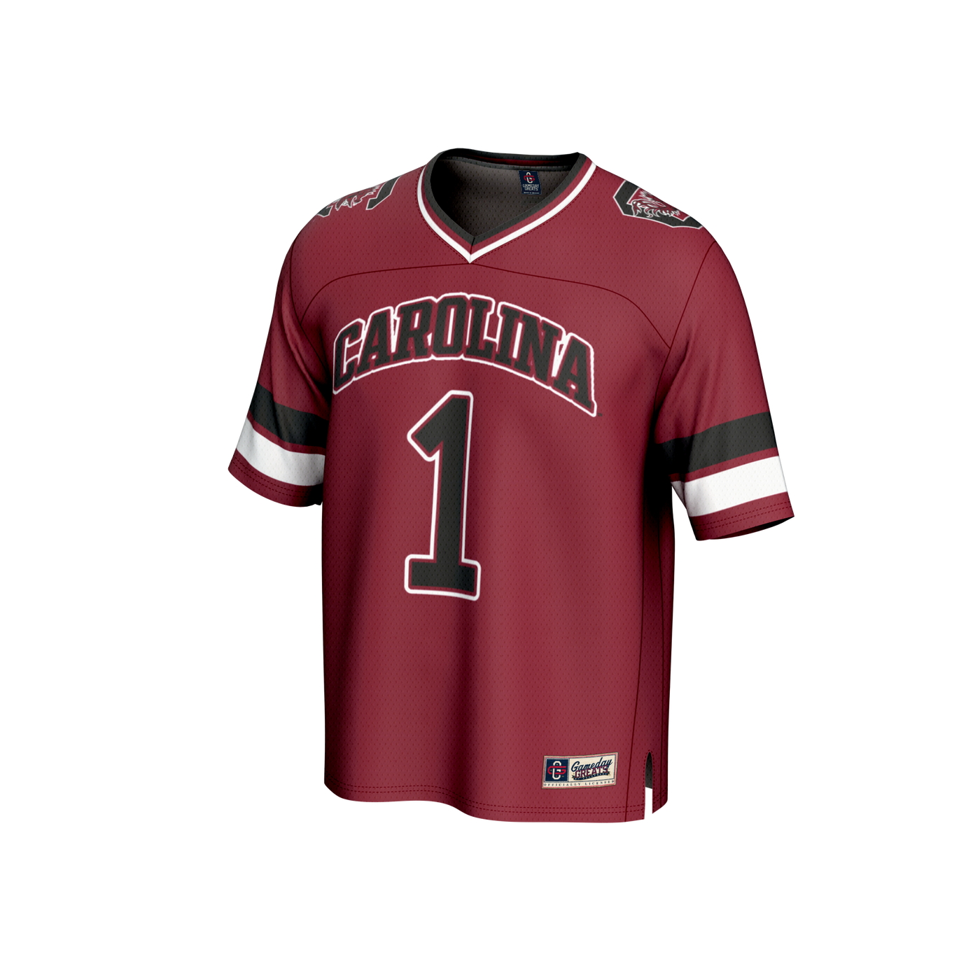 GameDay Greats #1 Garnet South Carolina Gamecocks Lightweight Collegiate Football Fashion Jersey
