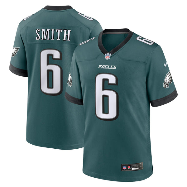 Philadelphia Eagles DeVonta Smith Midnight Green Team Game Jersey