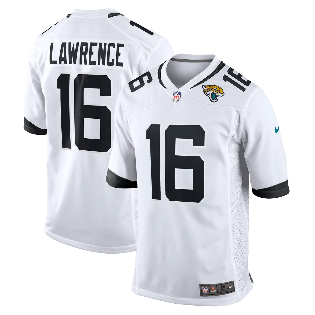 Jacksonville Jaguars Trevor Lawrence White Game Jersey