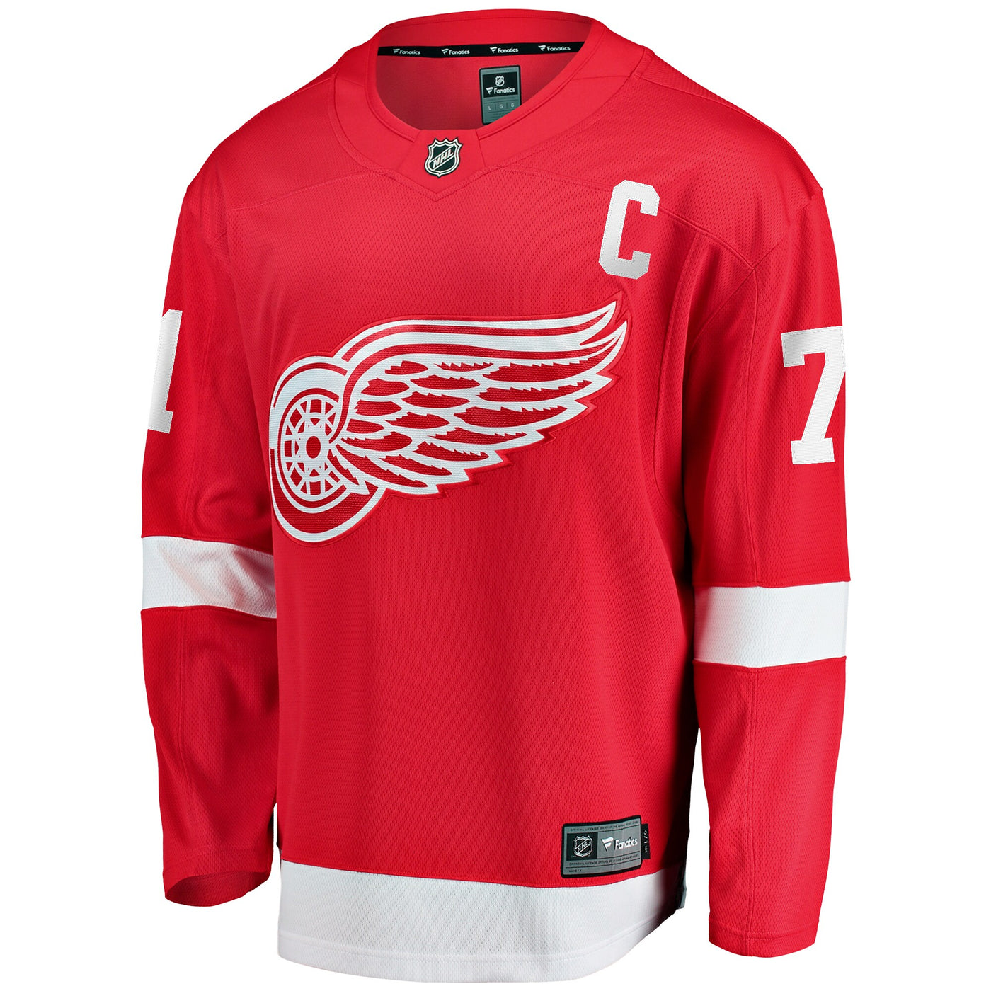 Detroit Red Wings Dylan Larkin Fanatics Branded Red Captain Home Breakaway Jersey