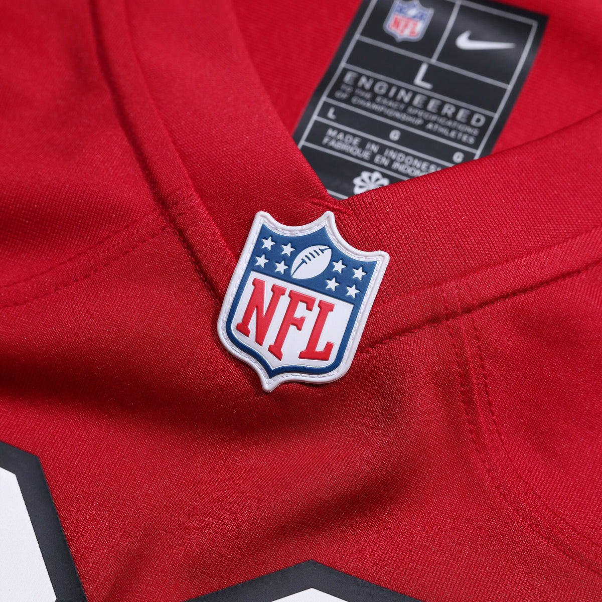 San Francisco 49ers Scarlet 80th Anniversary Alternate Custom Game Jersey