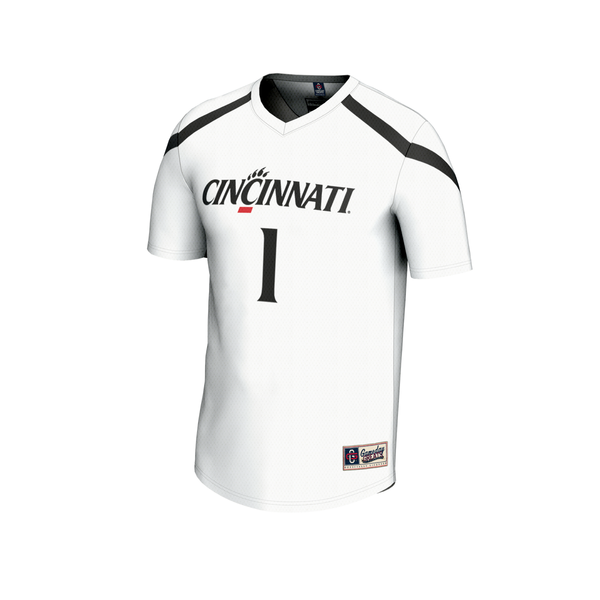 #1 Cincinnati Bearcats GameDay Greats Lacrosse Fashion Jersey - White