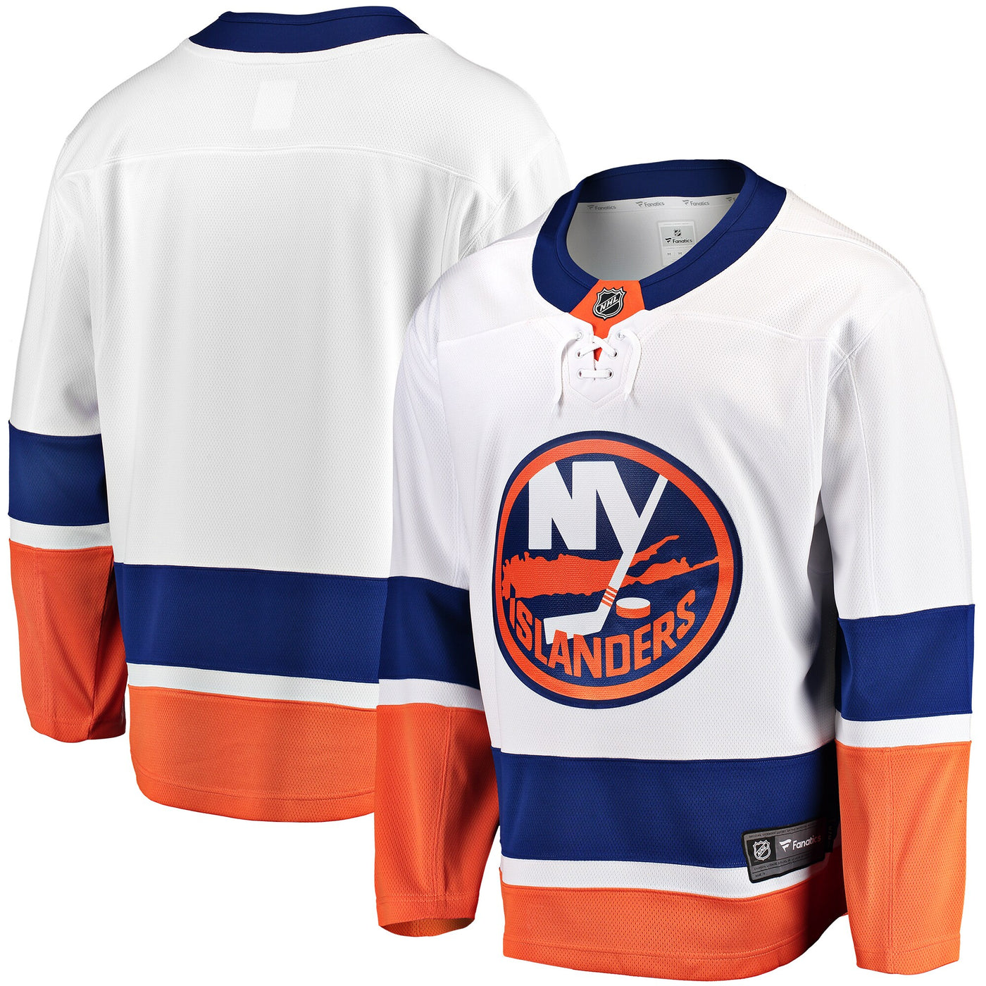New York Islanders Fanatics White Breakaway Away Jersey