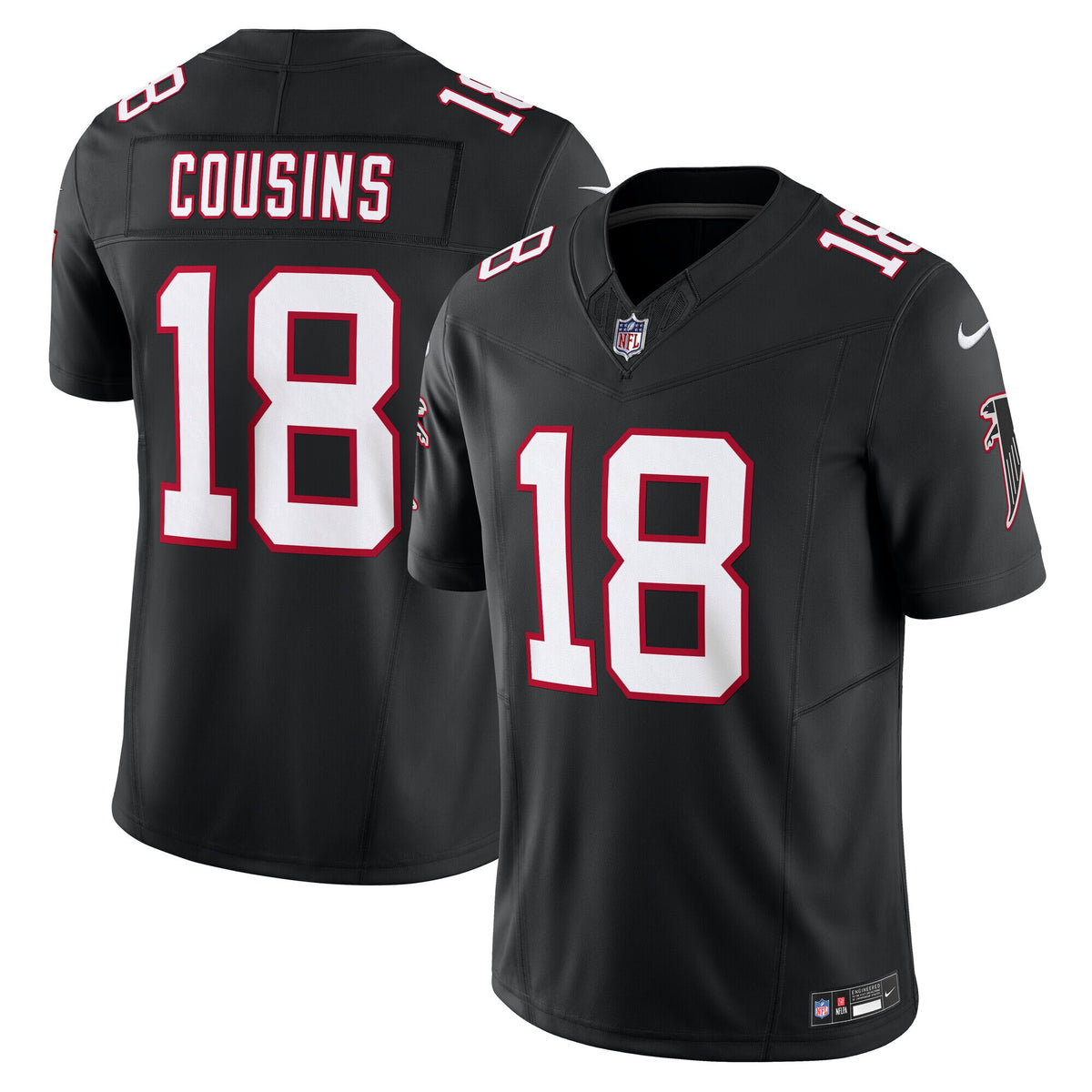 Atlanta Falcons Kirk Cousins Black Vapor F.U.S.E. Limited Jersey