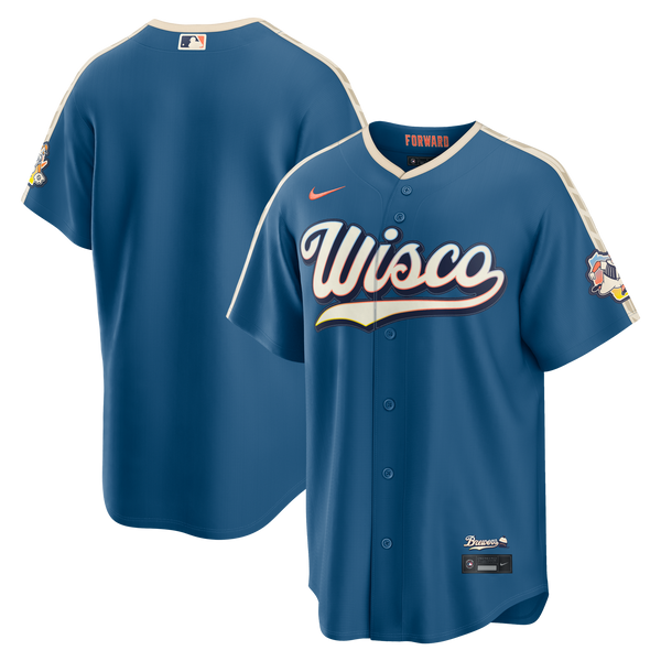 Milwaukee Brewers Nike Mineral Blue 2026 City Connect Stadium Jersey