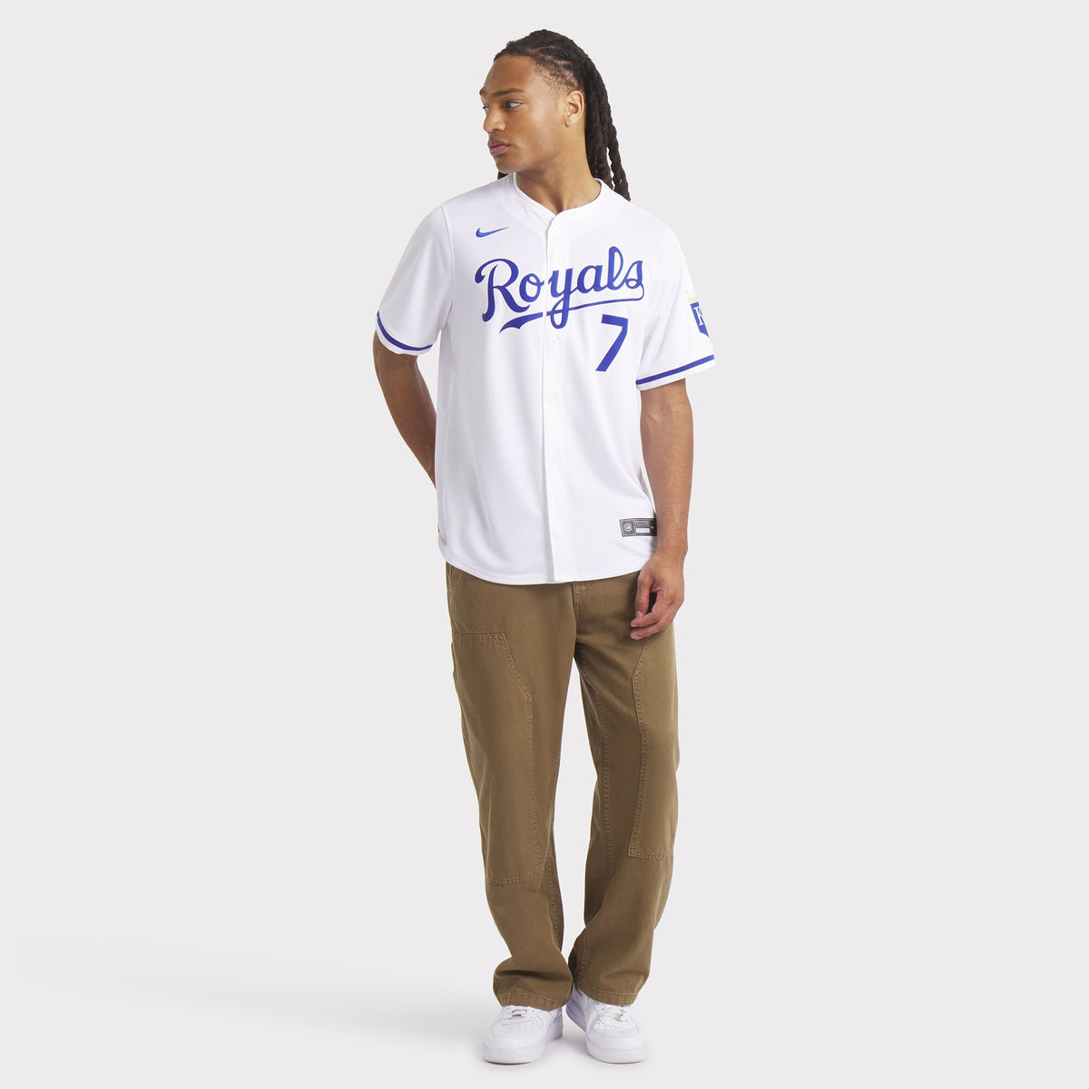 Kansas City Royals Bobby Witt Jr. White Home Limited Player Jersey