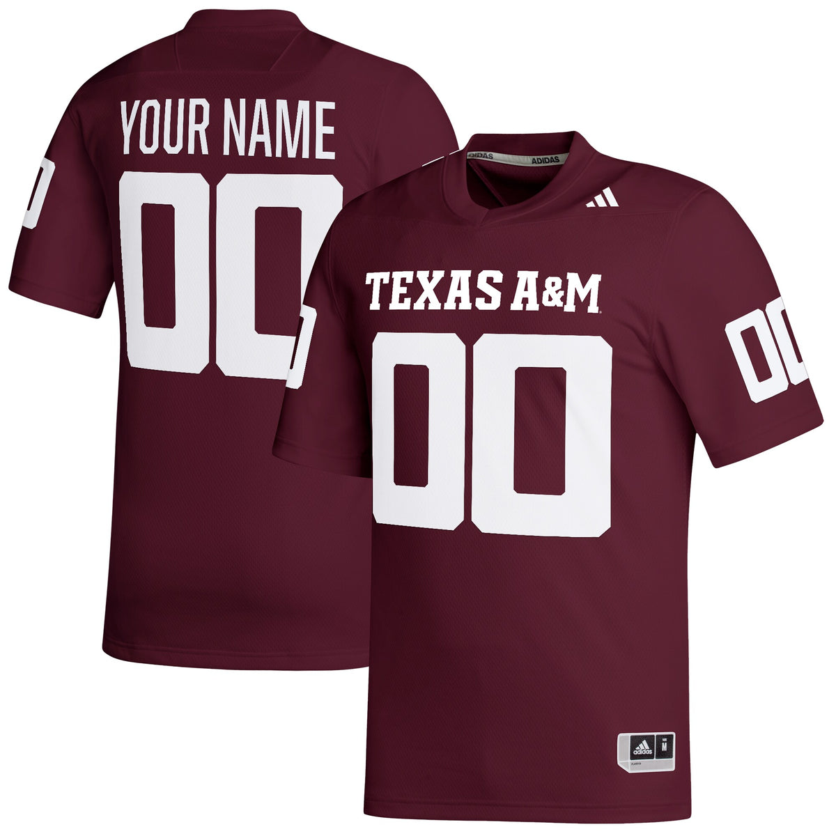 Texas A&M Aggies Custom Replica Football Jersey - Maroon