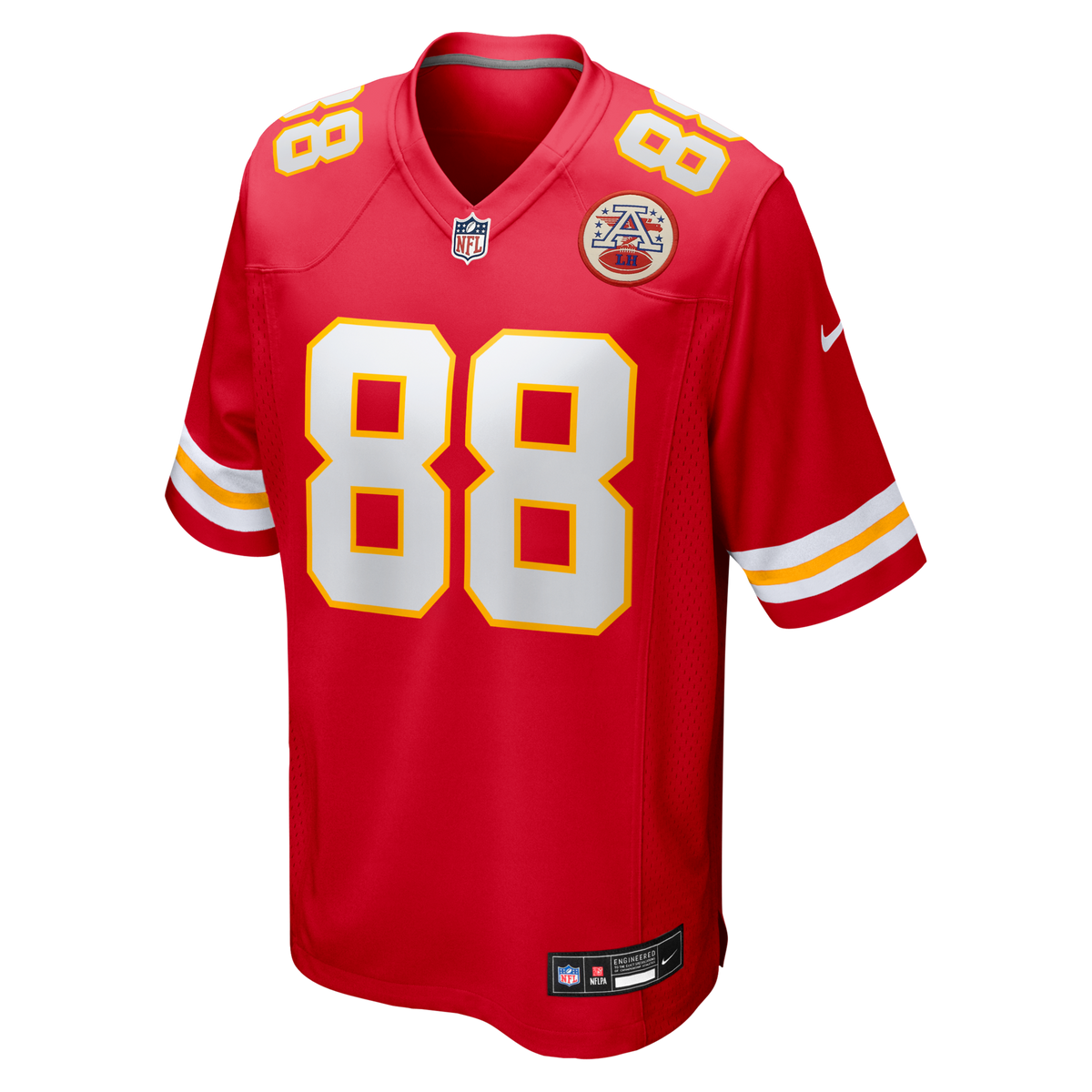 Kansas City Chiefs Jake Briningstool Red Team Game Jersey