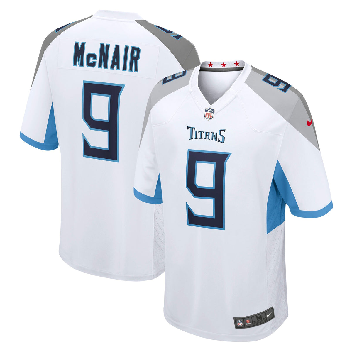 Tennessee Titans Steve McNair Nike White Retired Player Game Jersey