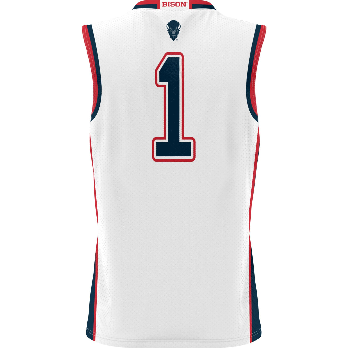 GameDay Greats #1 White Howard Bison Lightweight Basketball Jersey