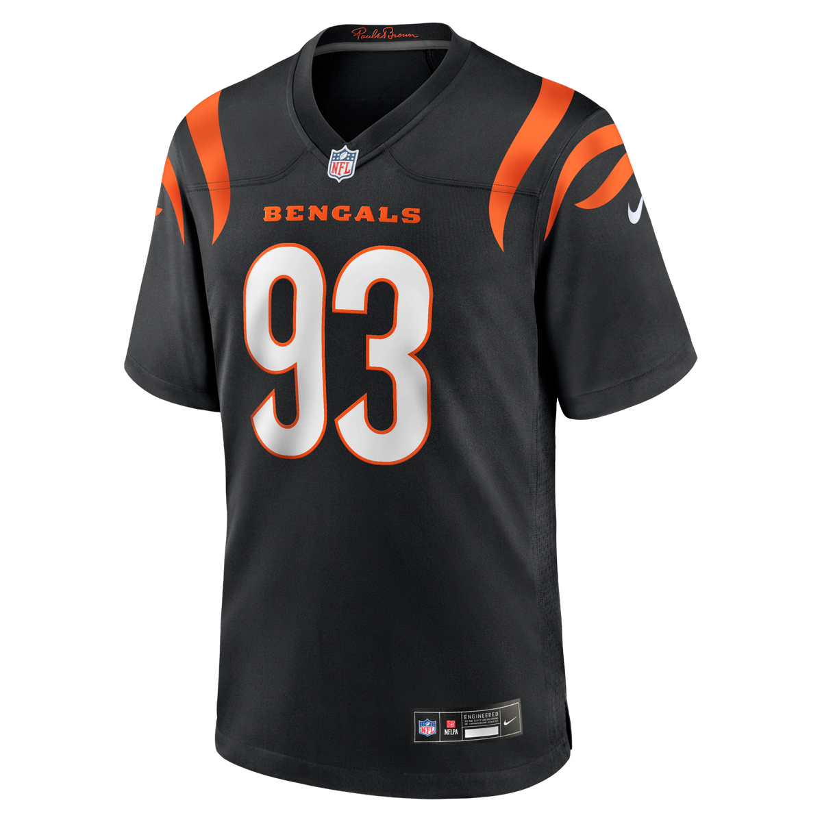 Cincinnati Bengals McKinnley Jackson Black Game Jersey