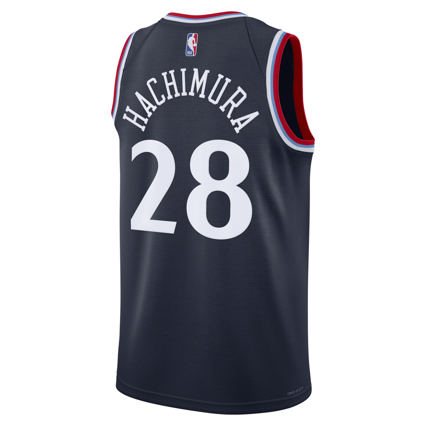 Los Angeles Clippers Nike Replica Icon Edition Swingman Jersey - Navy - Rui Hachimura