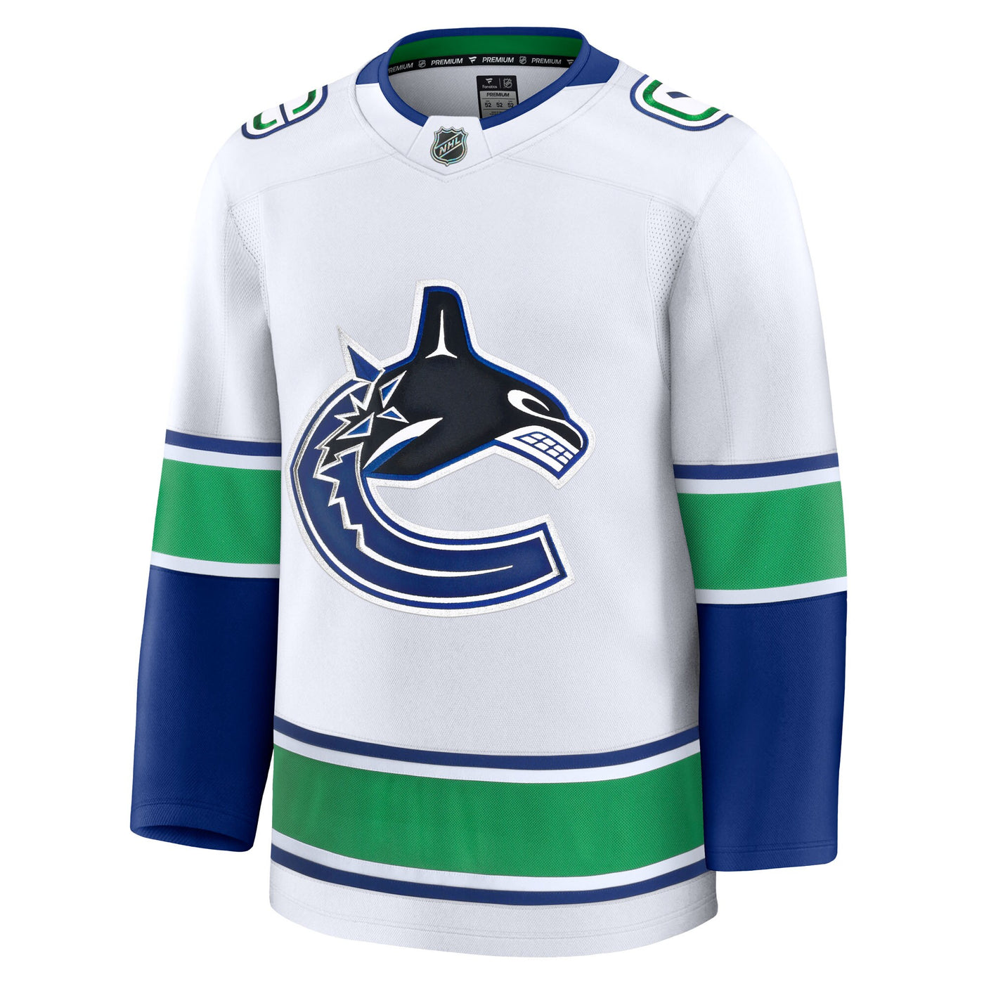 Vancouver Canucks Fanatics White Away Premium Jersey