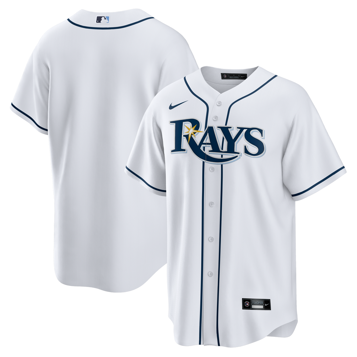 Tampa Bay Rays White Home Big & Tall Replica Jersey