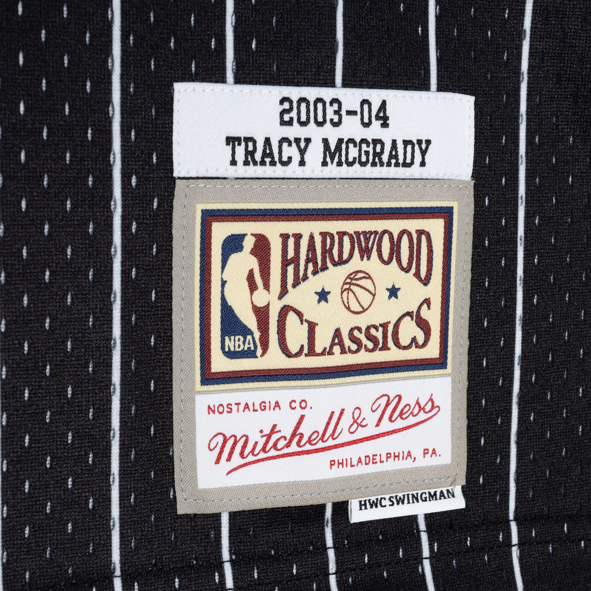 Orlando Magic Mitchell & Ness Tracy McGrady 2003 Split Swingman Jersey - Black/Blue