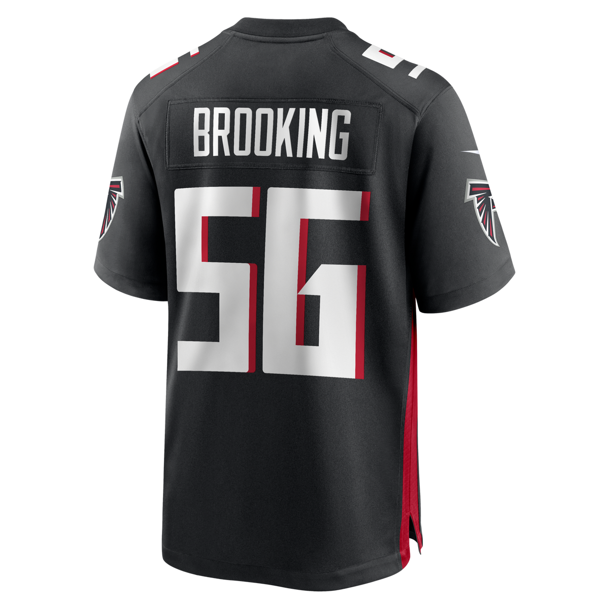 Atlanta Falcons Keith Brooking Black Game Retired Player Jersey