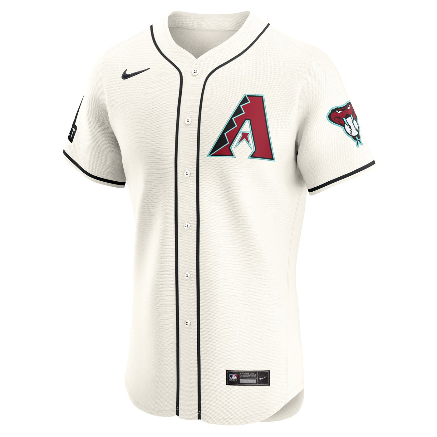Arizona Diamondbacks Nike White Home Elite Patch Jersey