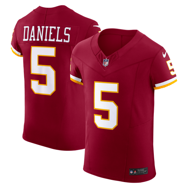 Washington Commanders Jayden Daniels Nike Burgundy Team Vapor F.U.S.E. Elite Jersey