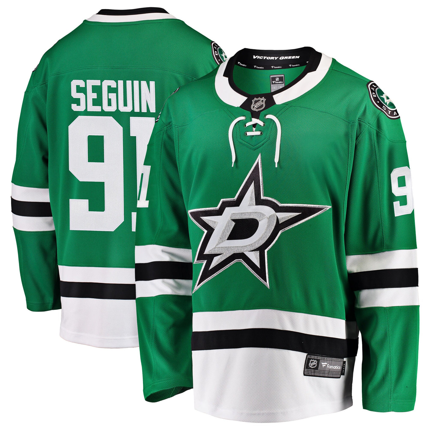 Dallas Stars Tyler Seguin Fanatics Kelly Green Breakaway Home Jersey