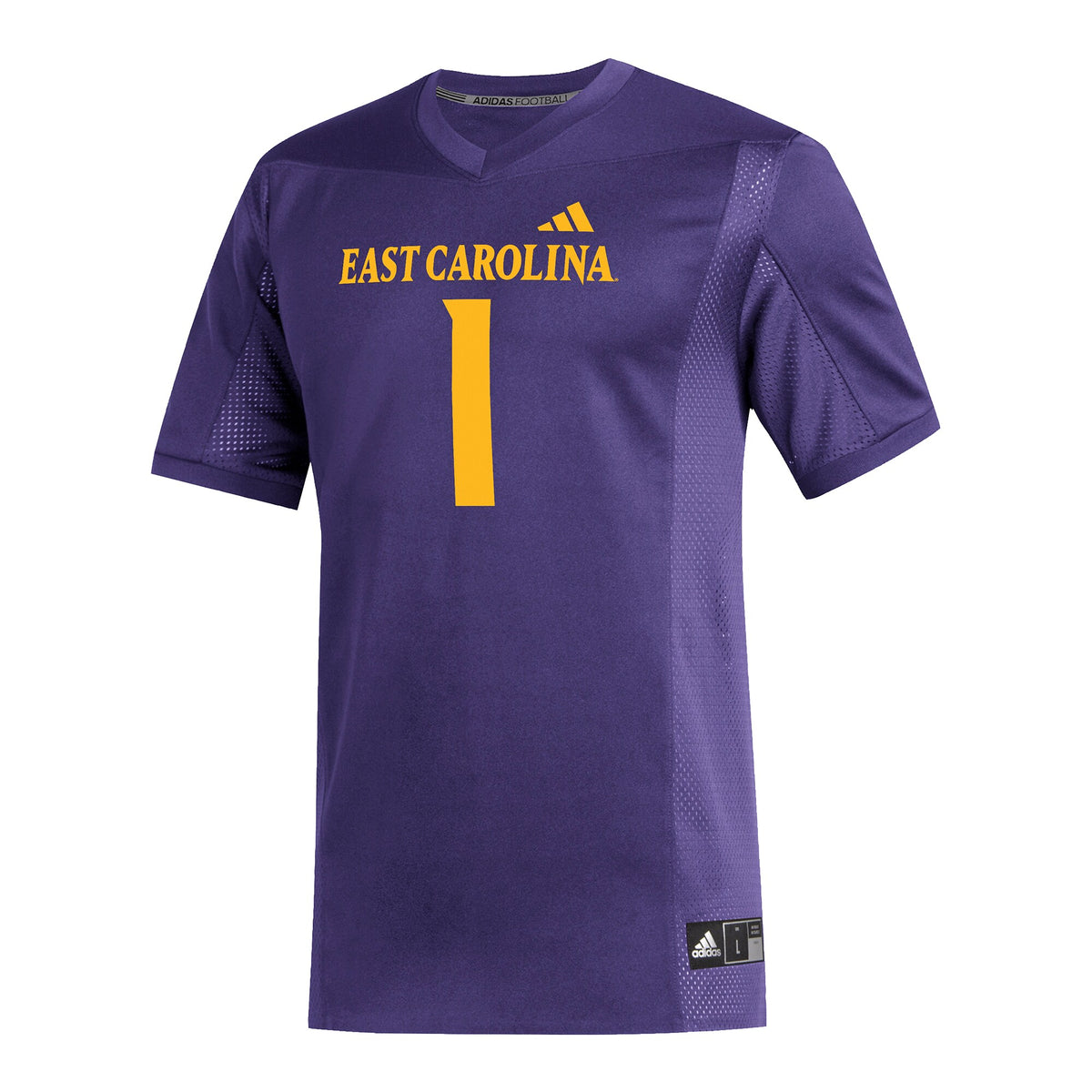 #1 ECU Pirates Replica Football Jersey - Purple