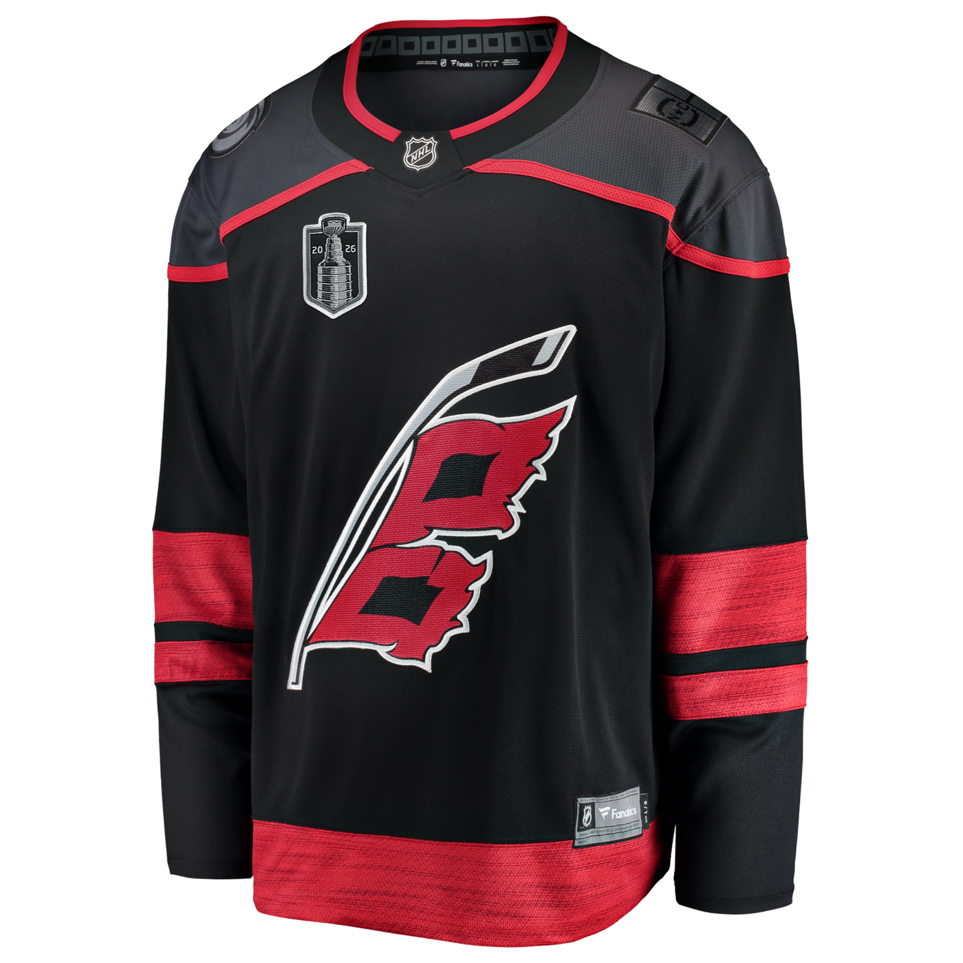 Carolina Hurricanes Fanatics Black 2026 Stanley Cup Final Home Breakaway Jersey
