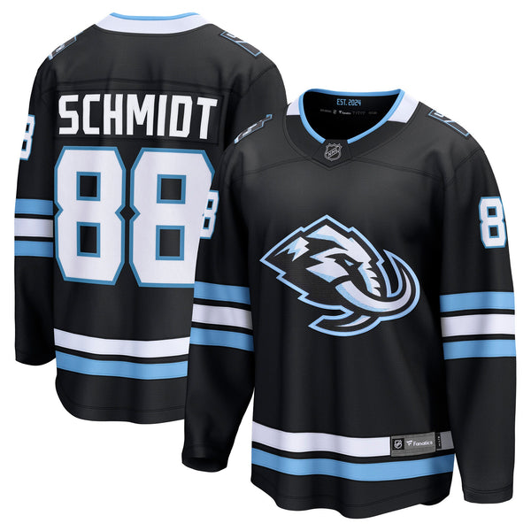 Utah Mammoth Nate Schmidt Fanatics Black Home Breakaway Player Jersey