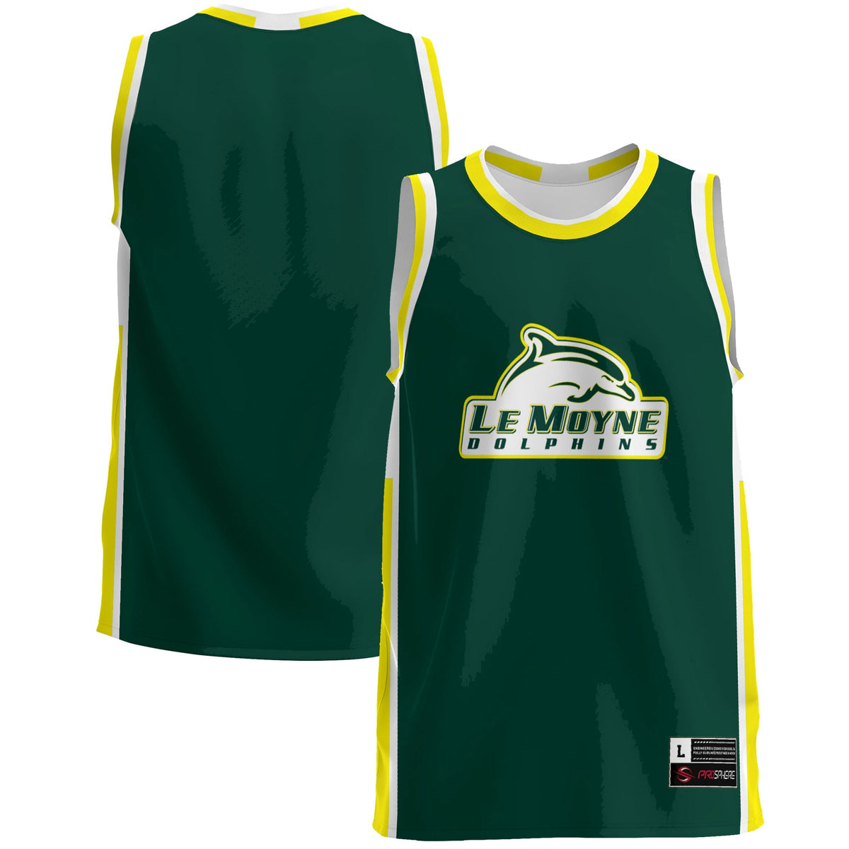 Le Moyne Dolphins GameDay Greats Lightweight Basketball Jersey - Green