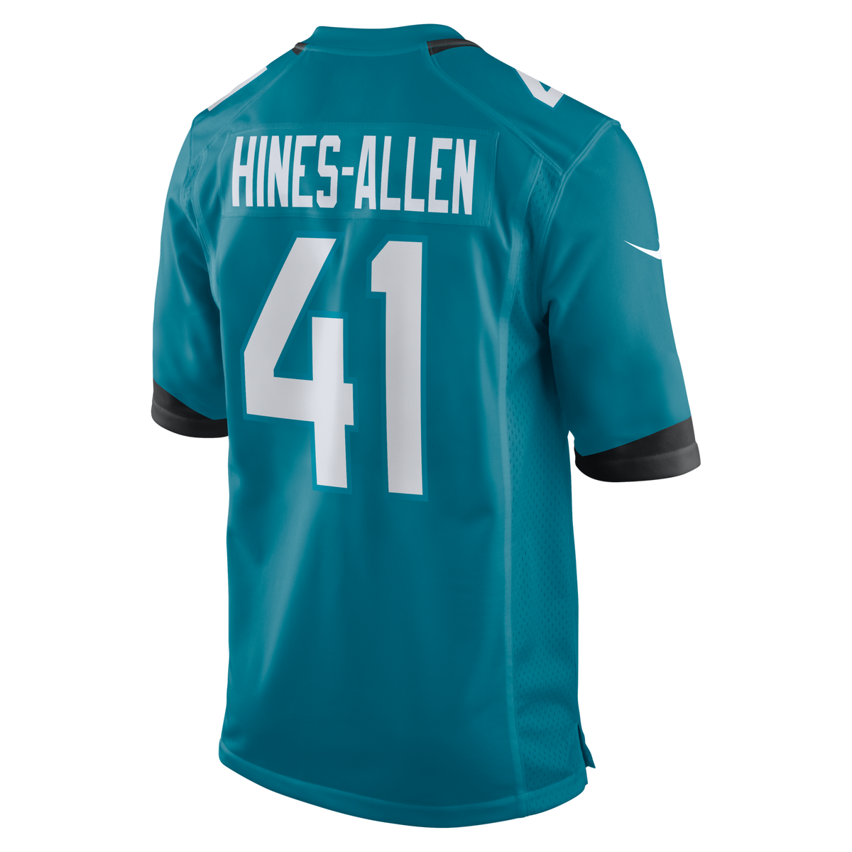 Jacksonville Jaguars Josh Hines-Allen Teal Player Game Jersey