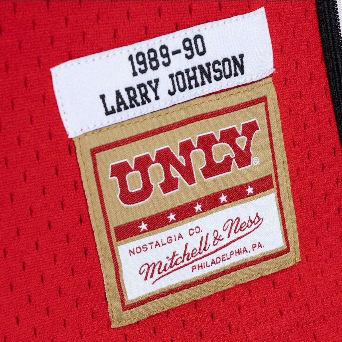 Larry Johnson UNLV Rebels Mitchell & Ness 1989/90 Player Swingman Jersey - Red